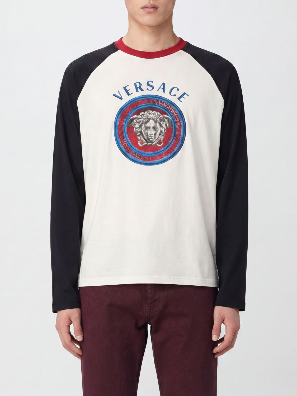[Versace] T-shirts Long Sleeve FW26 10255961A18502 2W0K0