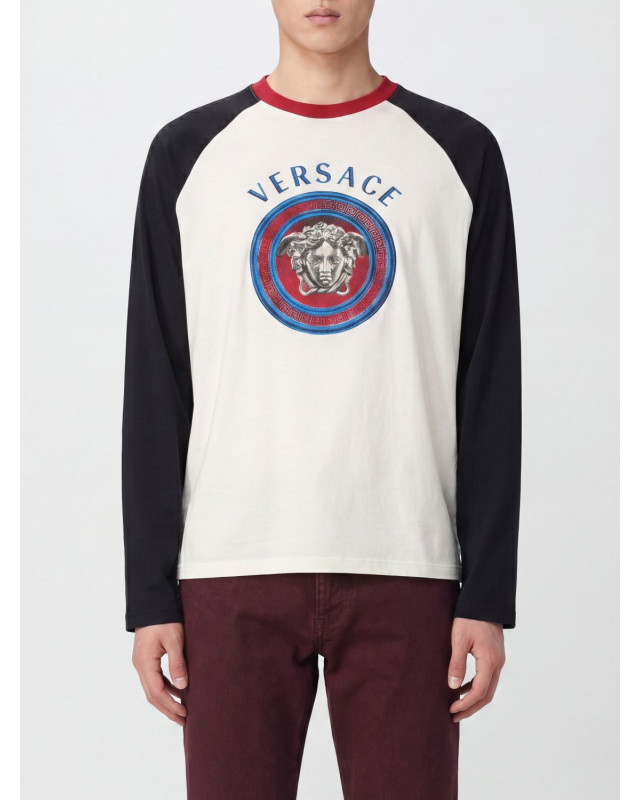 [Versace] T-shirts Long Sleeve FW26 10255961A18502 2W0K0
