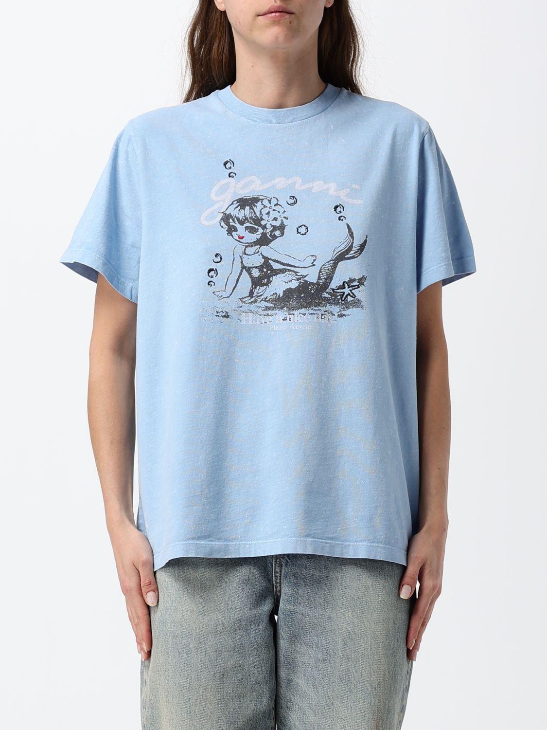 [GANNI] T-shirts Short Sleeve FW26 A1050238 326