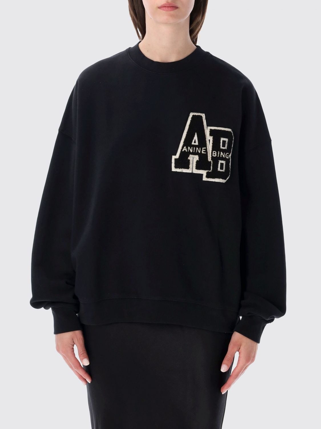 [Anine Bing] Sweatshirt FW26 A0810074 BLK1