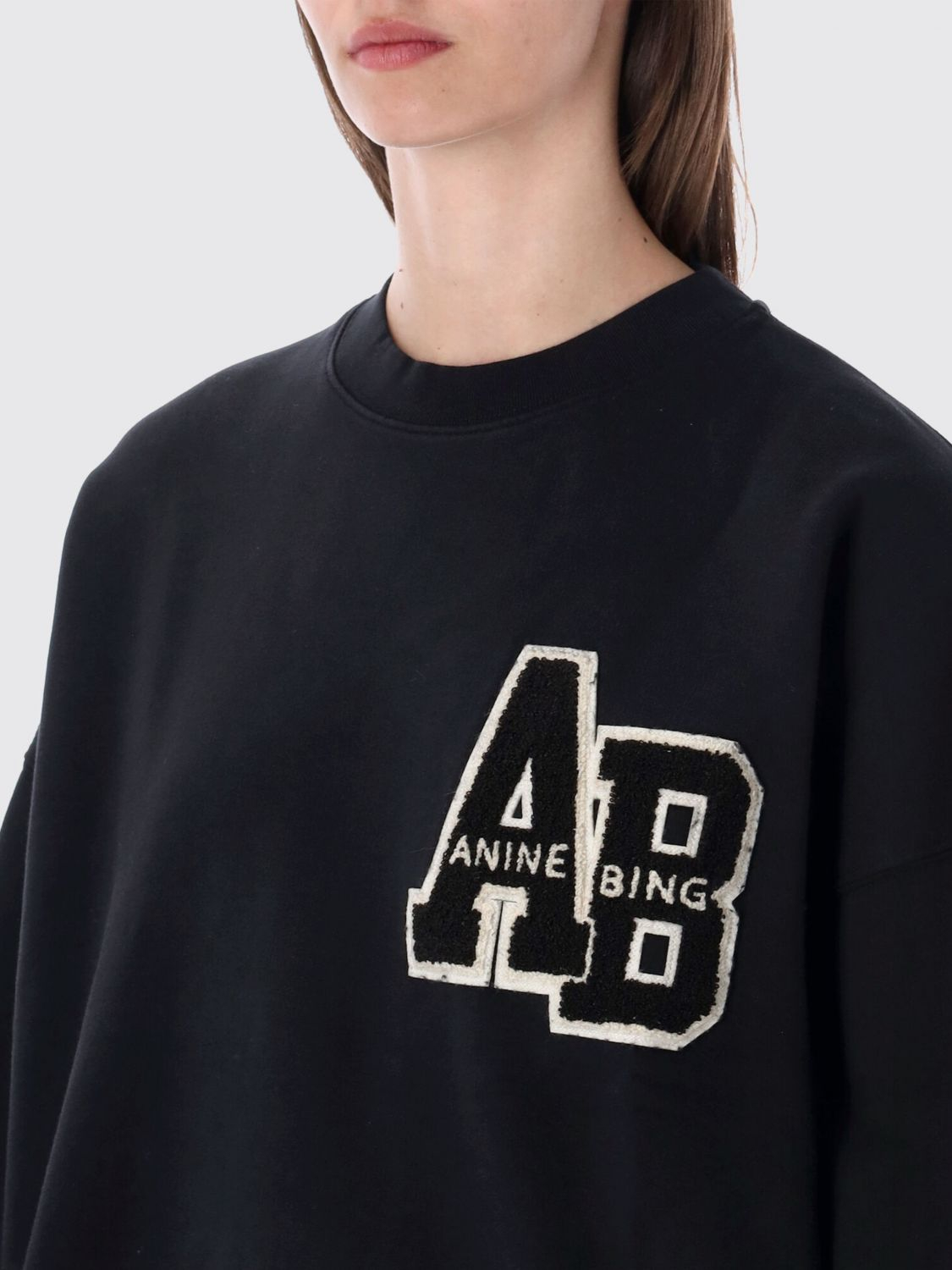 [Anine Bing] Sweatshirt FW26 A0810074 BLK1