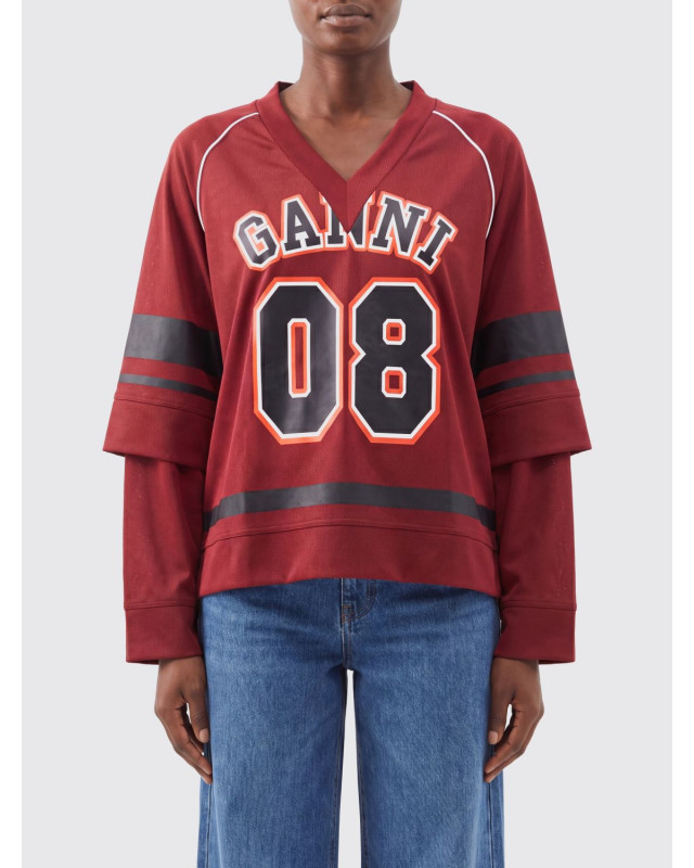 [GANNI] T-shirts Long Sleeve FW26 A1050246 431