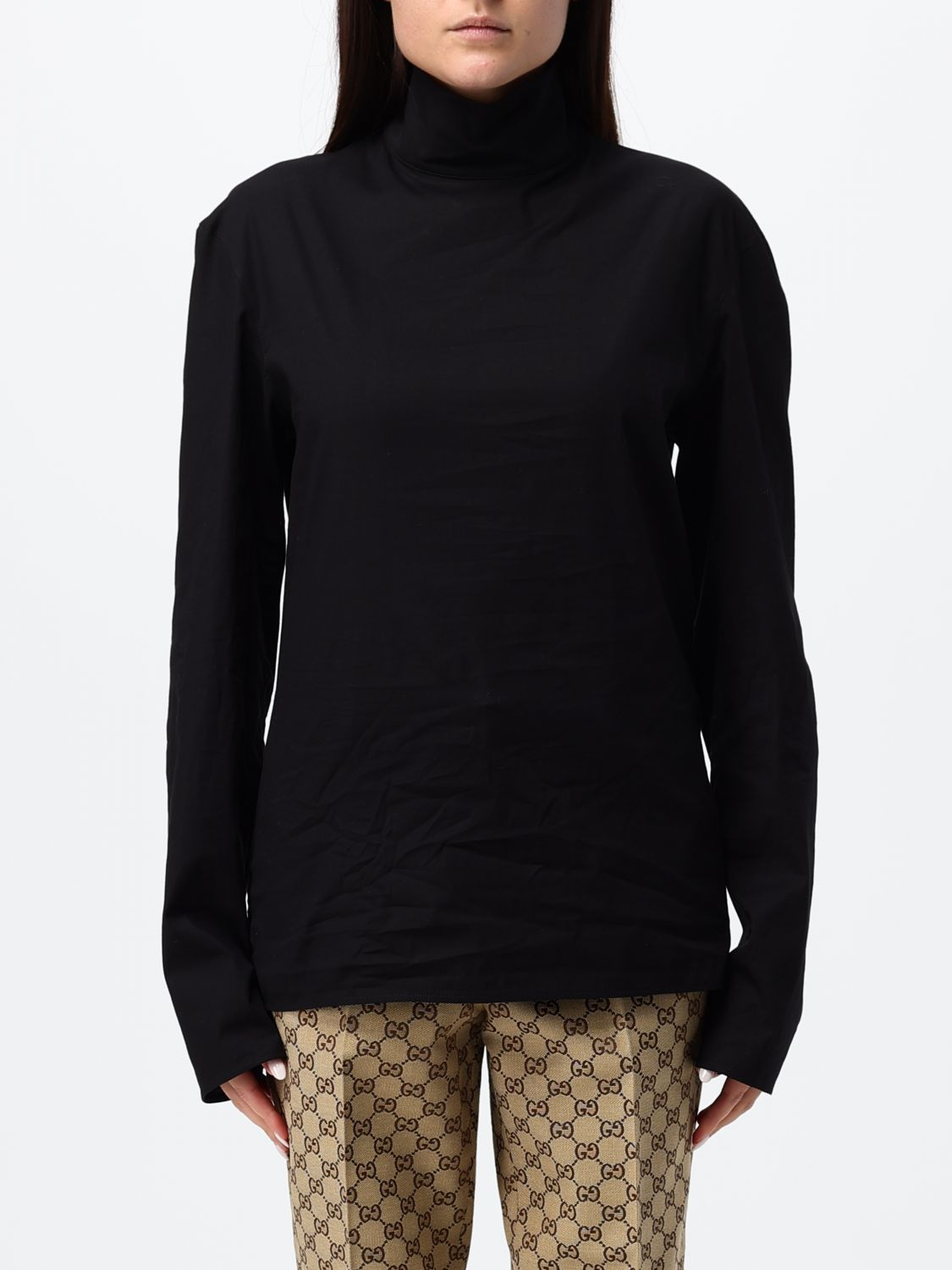 [Gucci] T-shirts Long Sleeve FW26 874678ZAUYL 1000