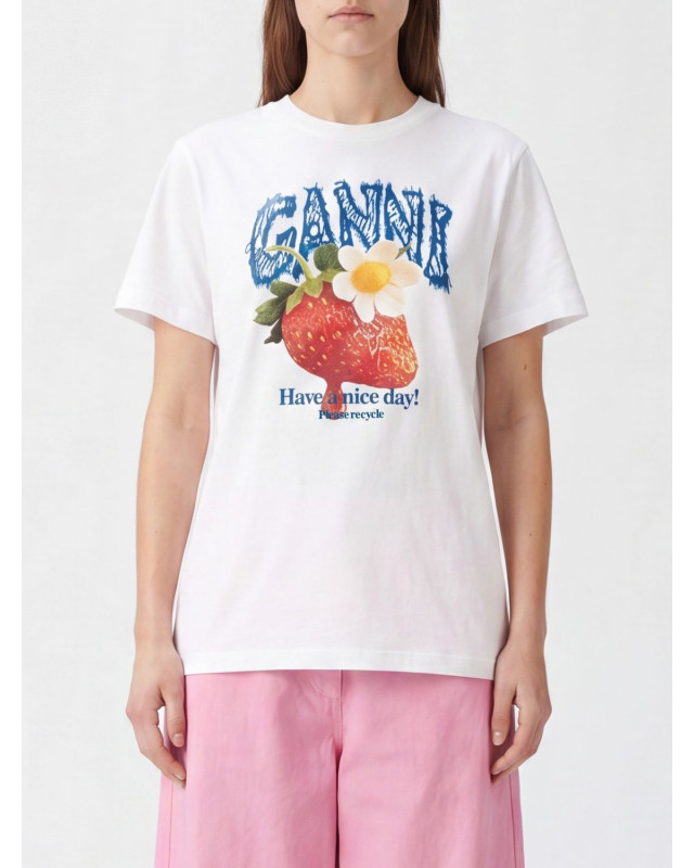 [GANNI] T-shirts Short Sleeve FW26 A1050201 151