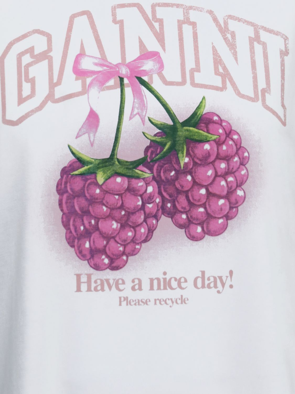 [GANNI] T-shirts Short Sleeve FW26 A1050294 151