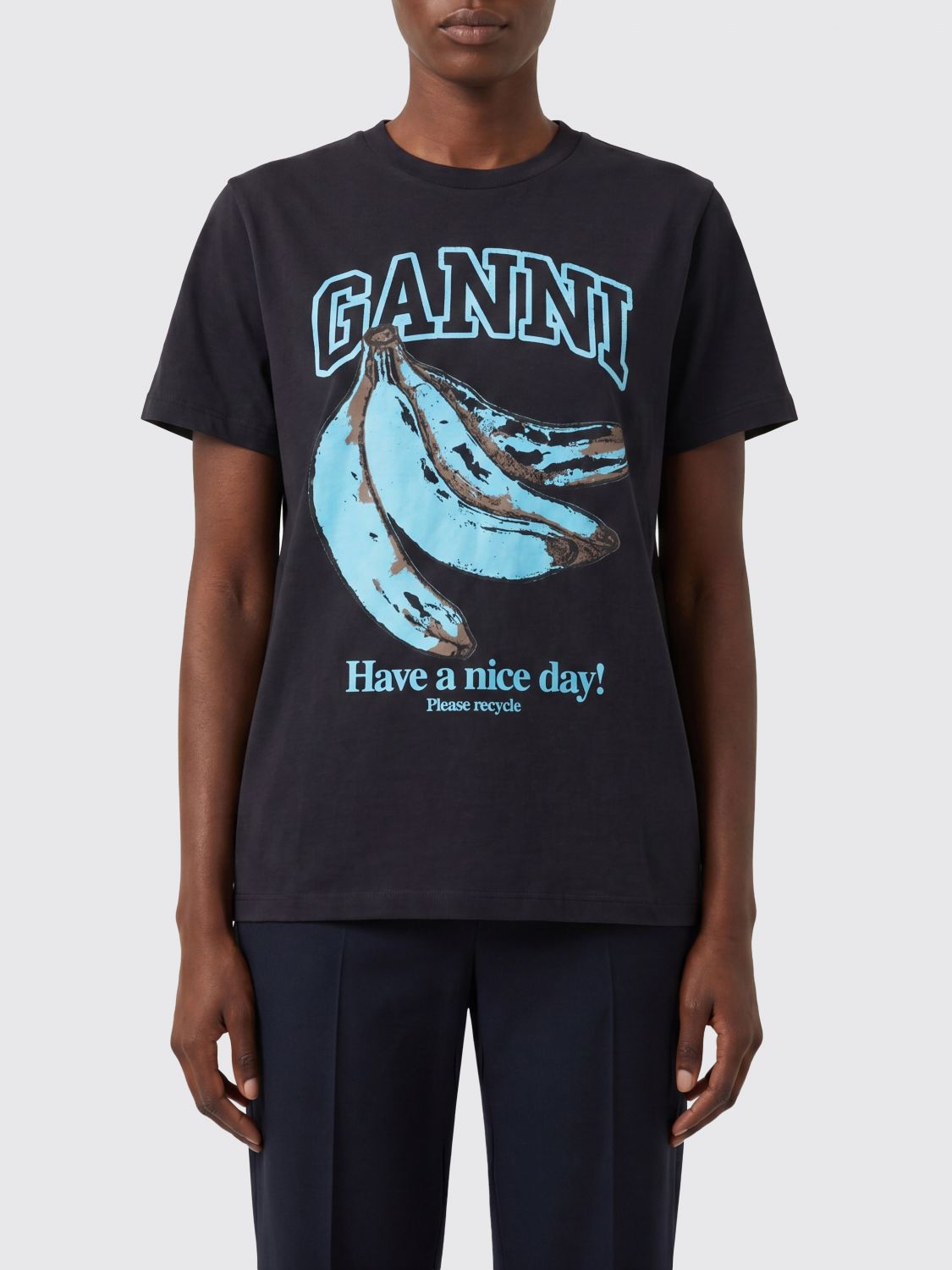 [GANNI] T-shirts Short Sleeve FW26 A1050200 252