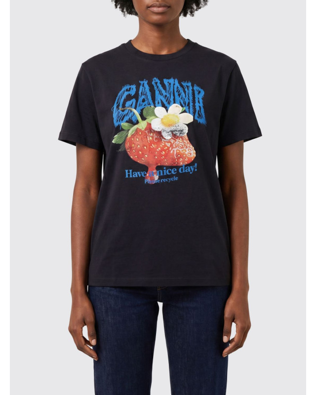 [GANNI] T-shirts Short Sleeve FW26 A1050257 252