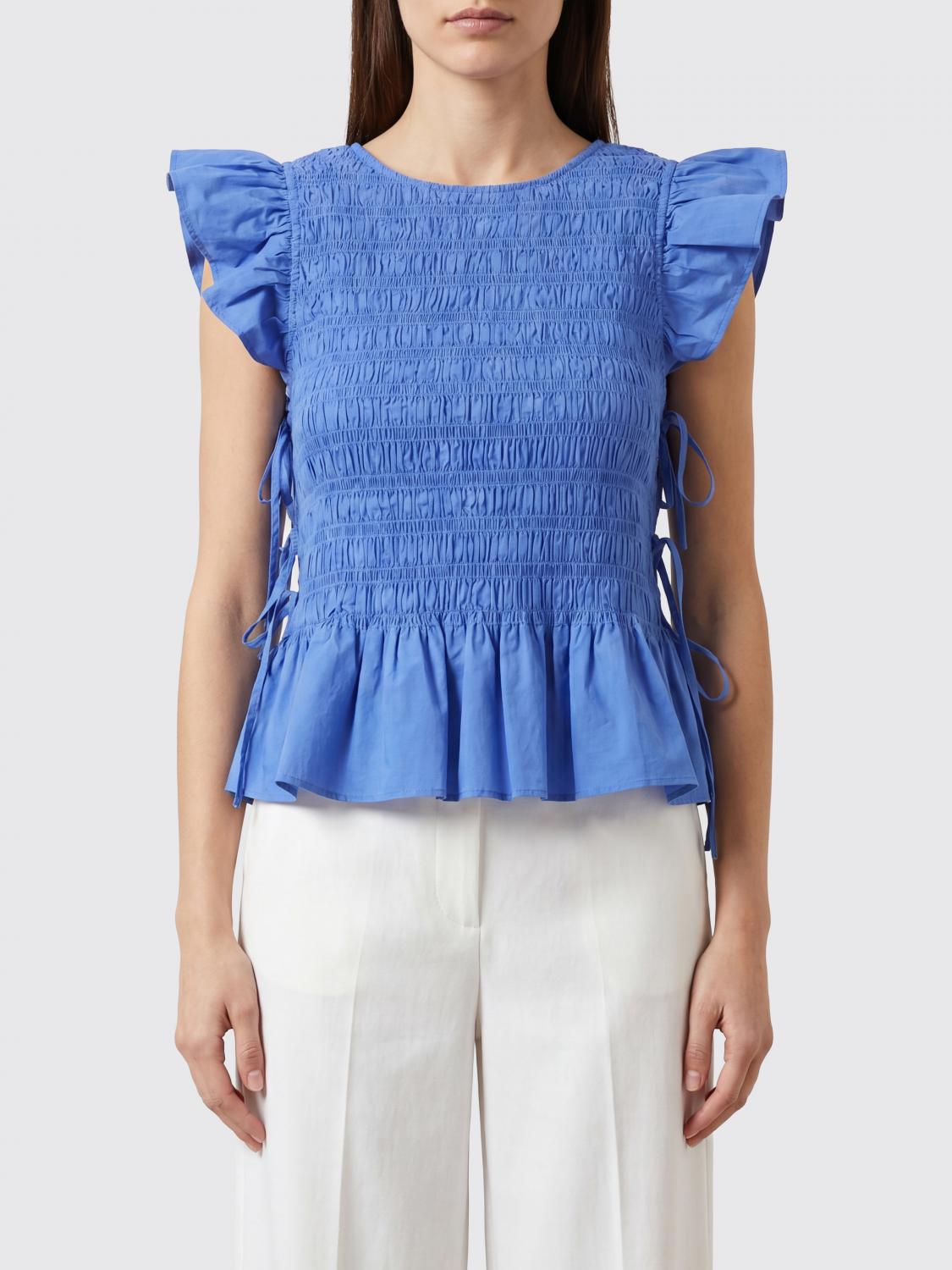 [GANNI] T-shirts Sleeveless FW26 A1040422 591