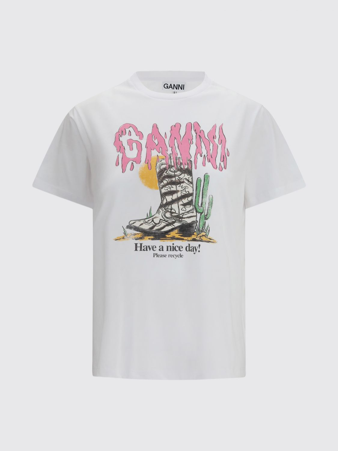 [GANNI] T-shirts Short Sleeve FW26 A1050253 151