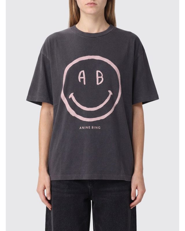 [Anine Bing] T-shirts Short Sleeve FW26 A0812928 WHG1