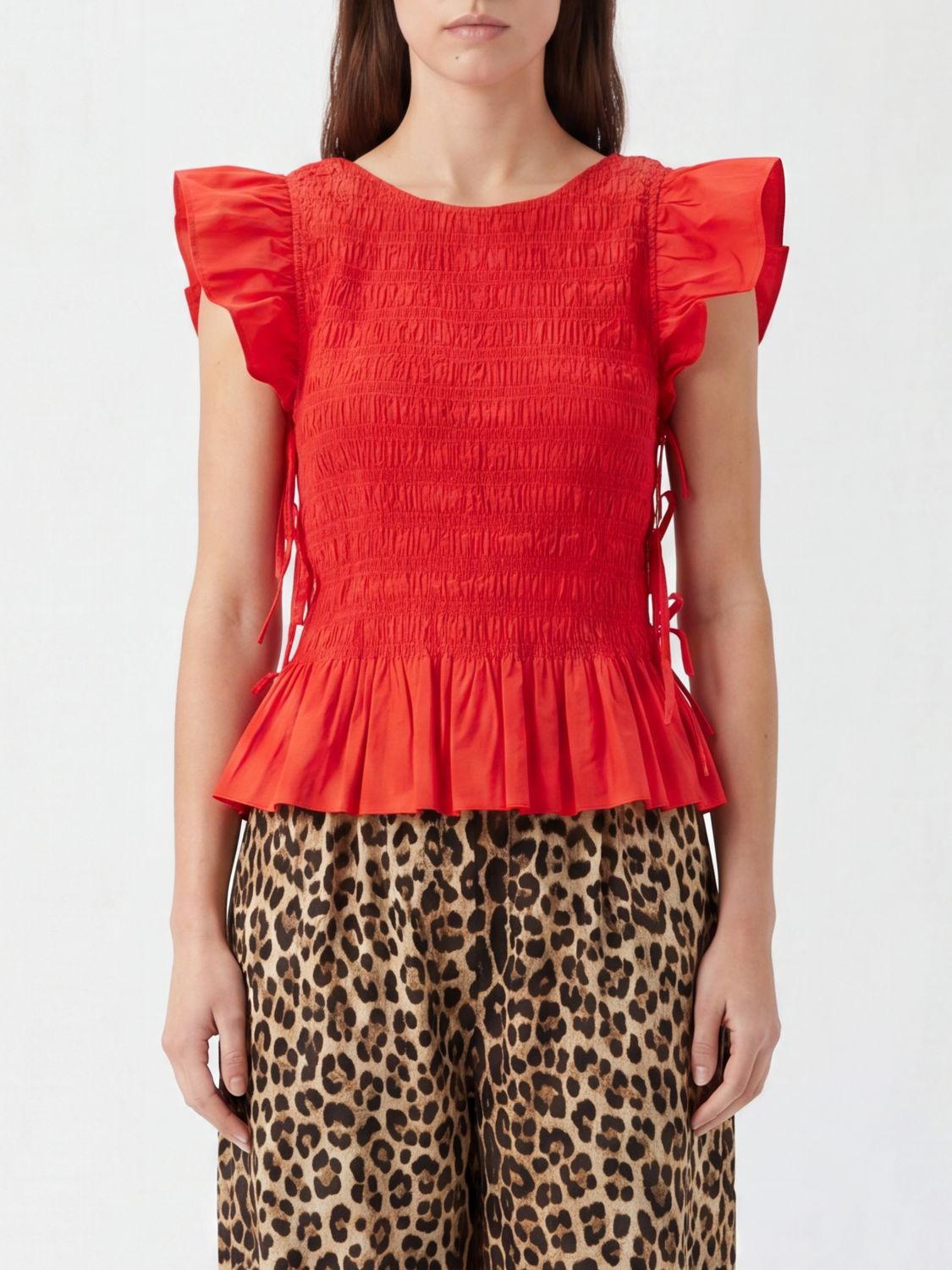 [GANNI] T-shirts Short Sleeve FW26 A1040422 06P