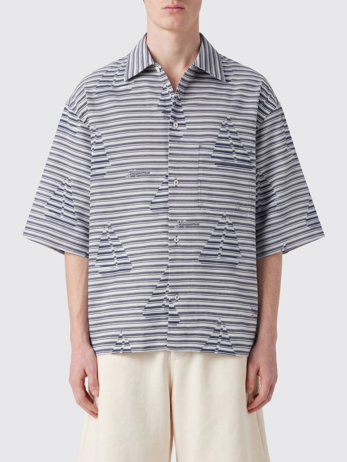 [JACQUEMUS] Shirts Short Sleeve FW26 SHM00622AW00838 3JB