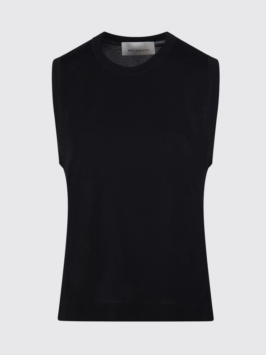 [Ami Paris] T-shirts Sleeveless SS26 FTP818JE0211 001