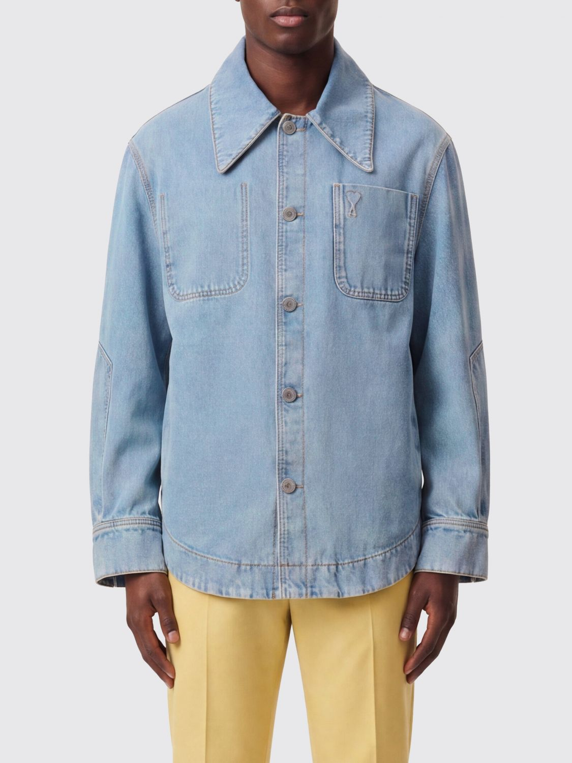 [Ami Paris] Shirts Long Sleeve SS26 UJK899DE0046 480