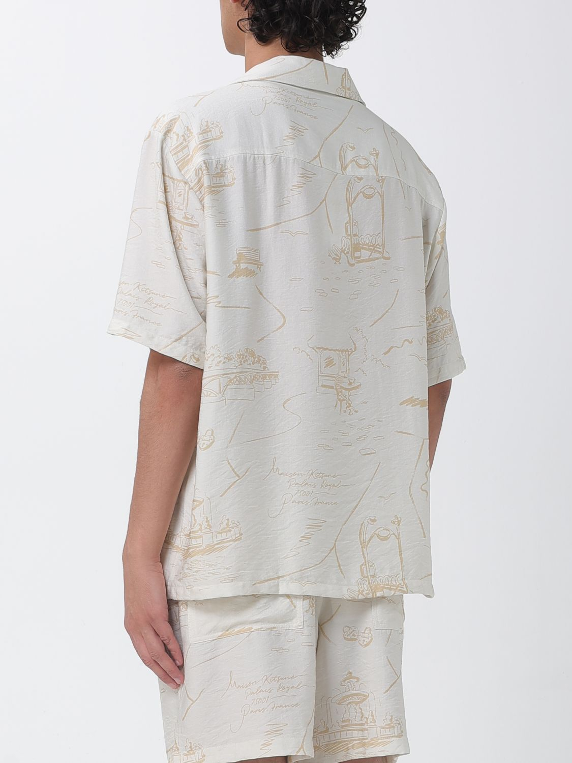 [MAISON KITSUNE] Shirts Short Sleeve SS26 QM00404WW9103 0522