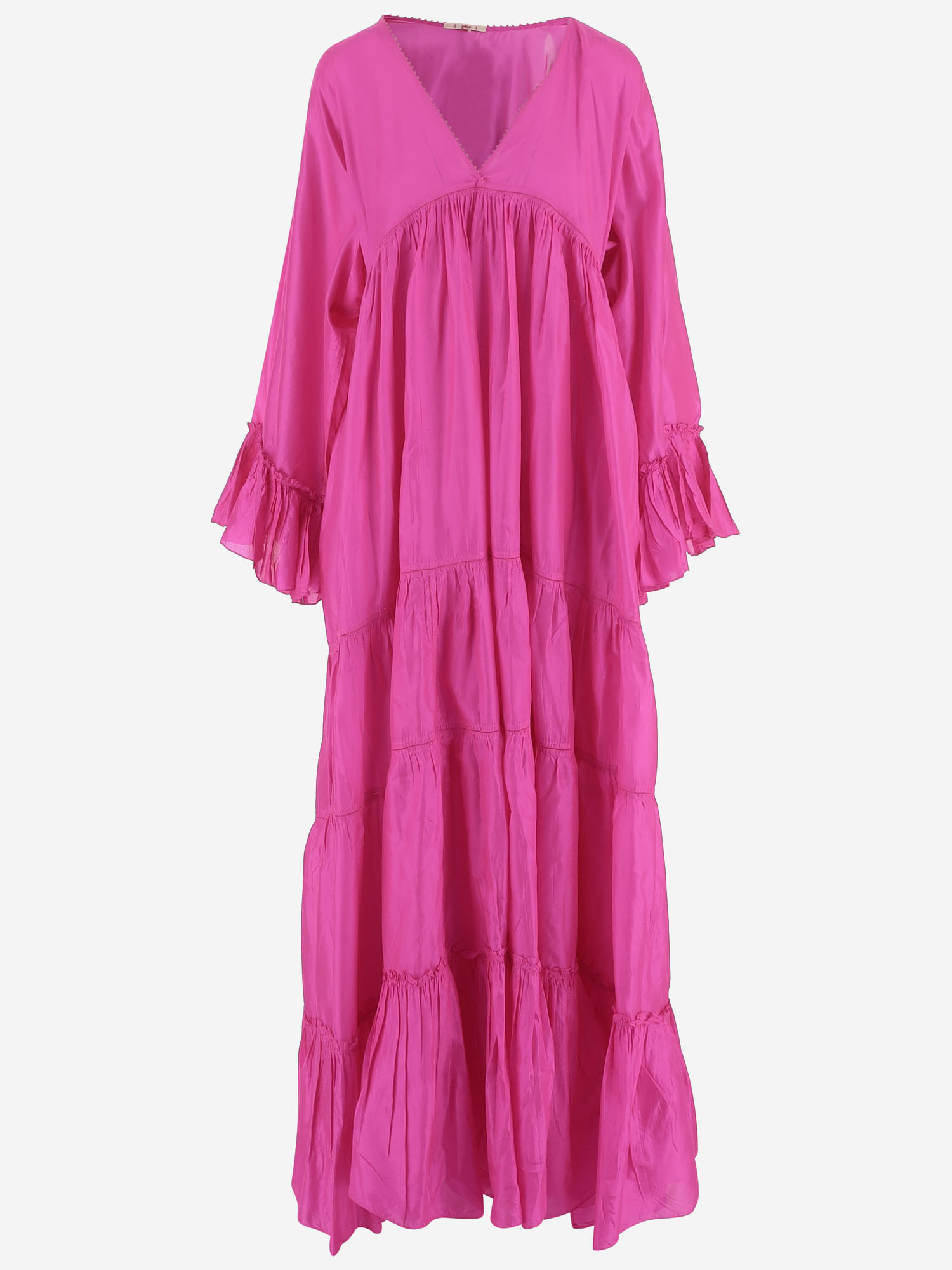 [Pero] Long sleeve dress SS26 DLWPDFRL01FUCSIA