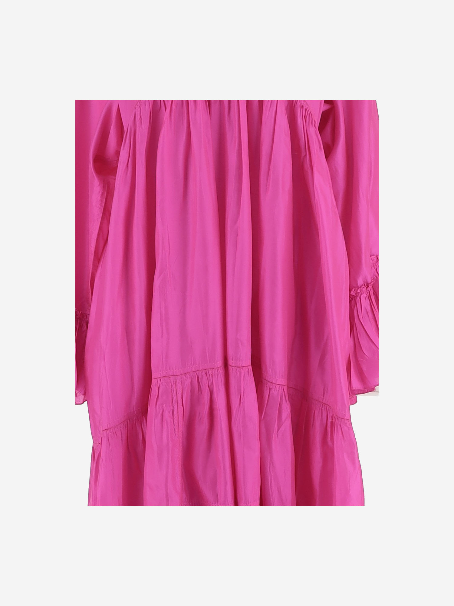 [Pero] Long sleeve dress SS26 DLWPDFRL01FUCSIA