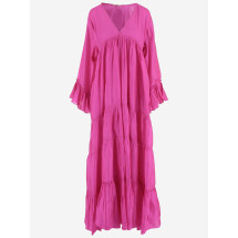 [Pero] Long sleeve dress SS26 DLWPDFRL01FUCSIA
