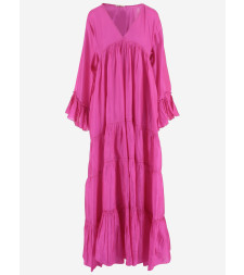 [Pero] Long sleeve dress SS26 DLWPDFRL01FUCSIA