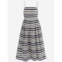 [LAUREN RALPH LAUREN] Sleeveless dress SS26 P08699001NAVYCREAM