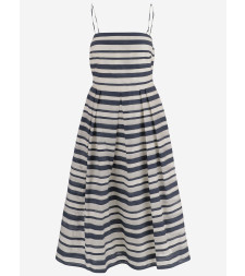 [LAUREN RALPH LAUREN] Sleeveless dress SS26 P08699001NAVYCREAM