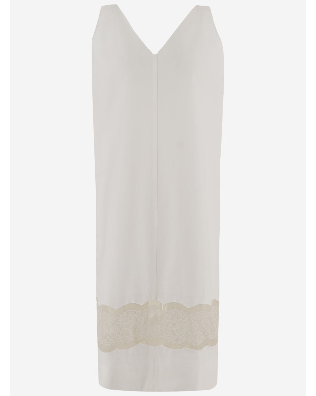 [CARVEN] Sleeveless dress SS26 6261K21078White