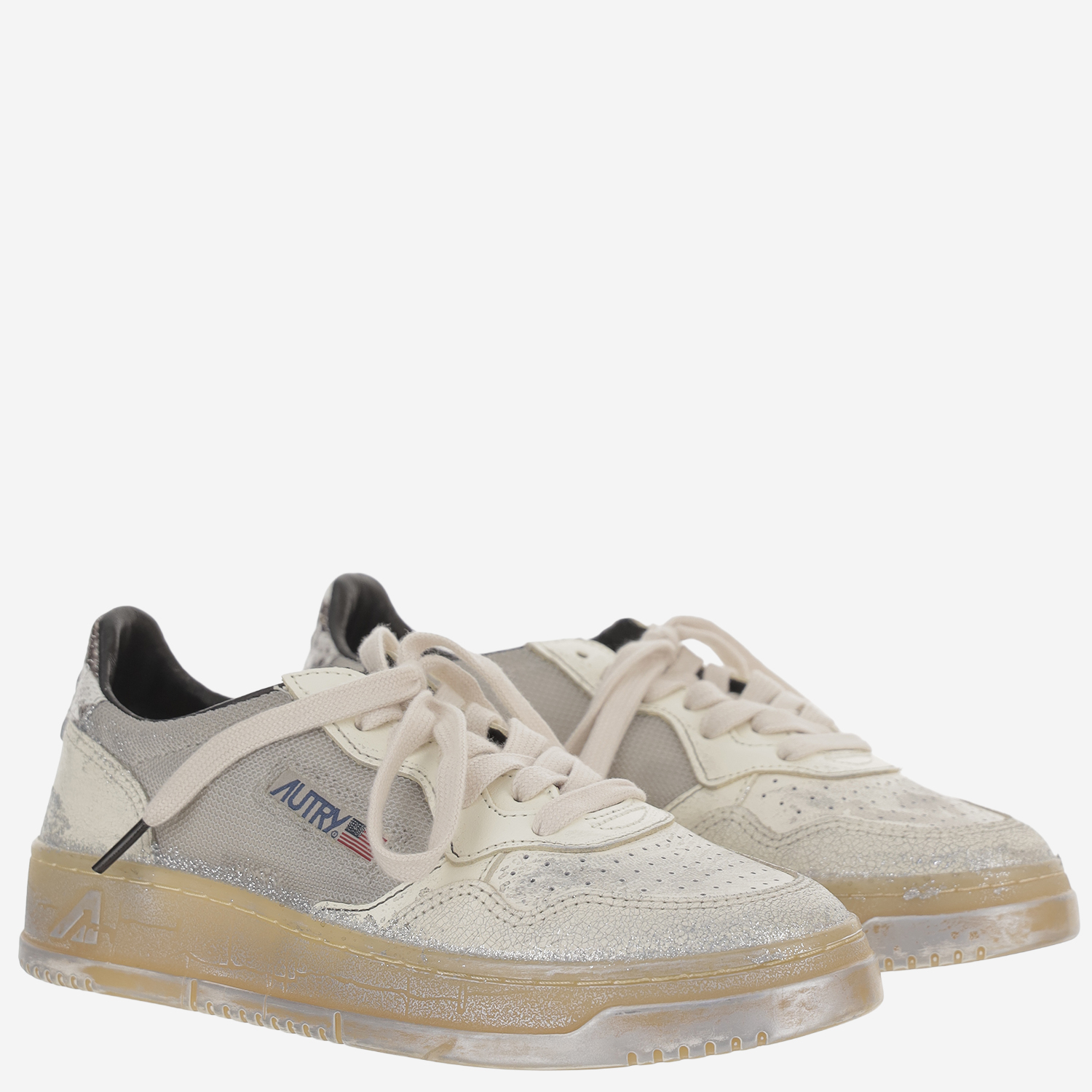 [AUTRY] Sneakers SS26 AVLWME01MESHLEATBLKSILV