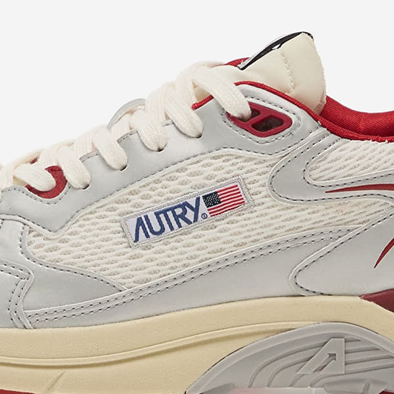 [AUTRY] Sneakers SS26 HYLMMV01MESHMIRSILVRED