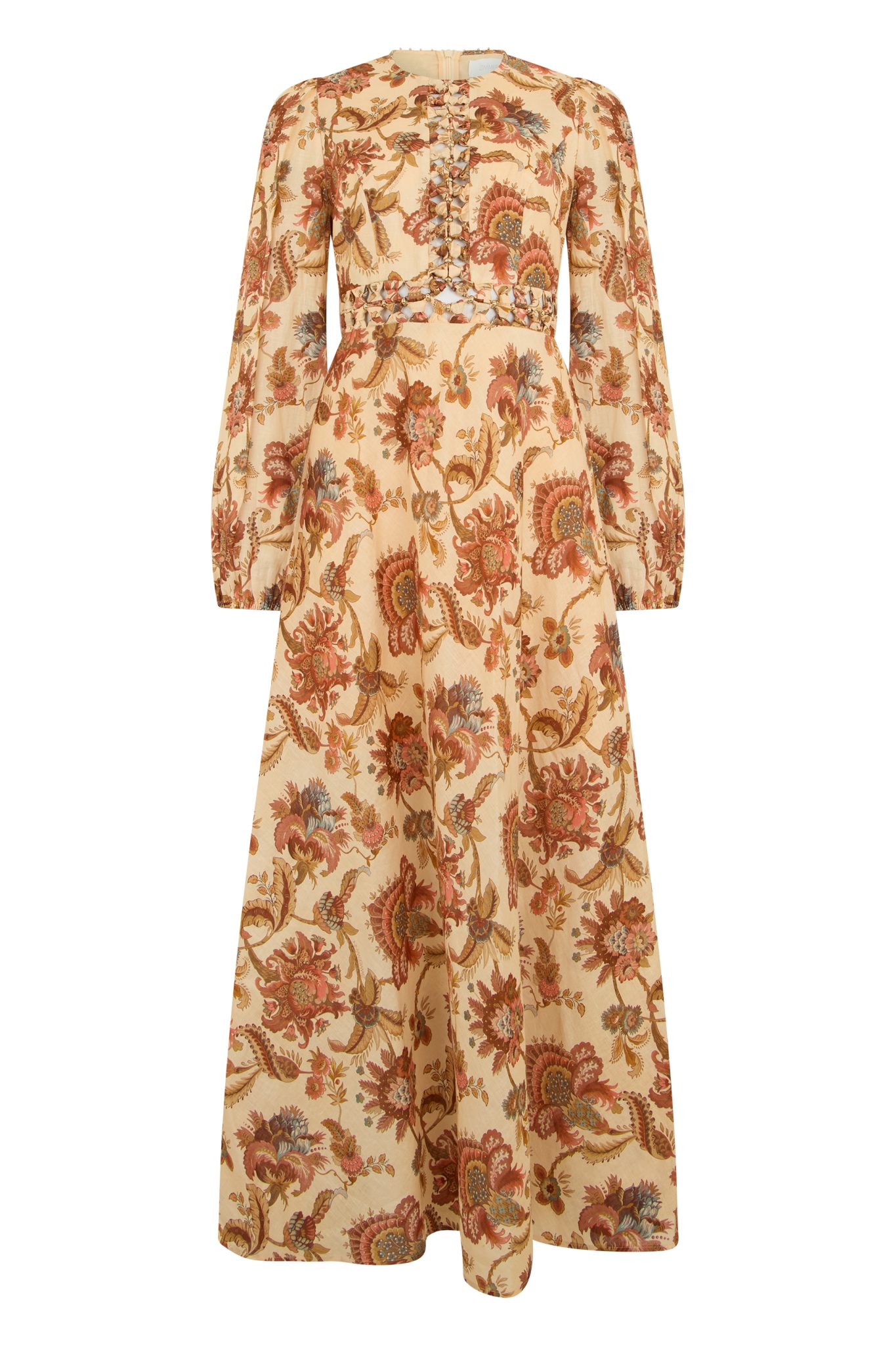 [Zimmermann] Long sleeve dress FW26 8439DSS261_CRMJAC