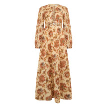[Zimmermann] Long sleeve dress FW26 8439DSS261_CRMJAC