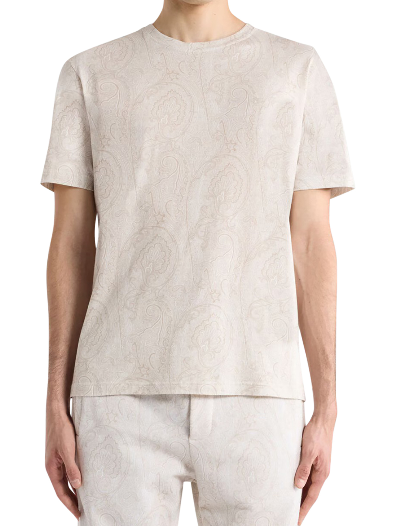 [Etro] T-shirts Short Sleeve SS26 MRMA0002AKG31M0096M0096 ECRU