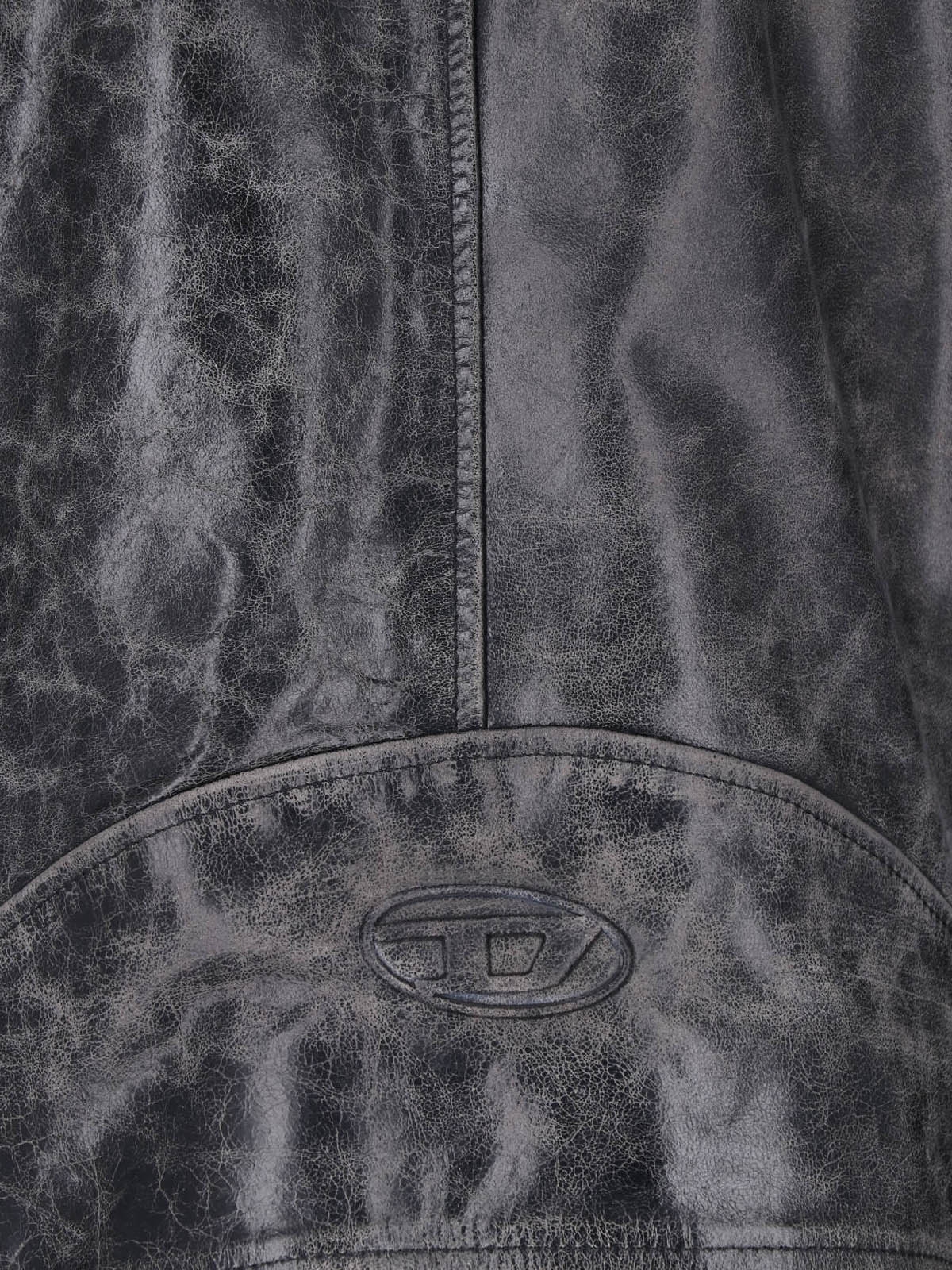 [Diesel] Leather Jacket FW26 A22844 0CJCM9XX