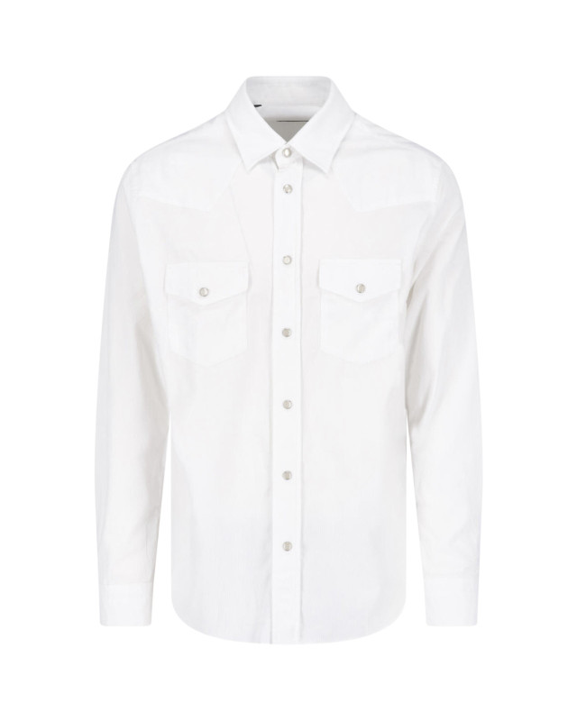 [Tom Ford] Shirts Long Sleeve FW26 HDS001 FMC290WAW