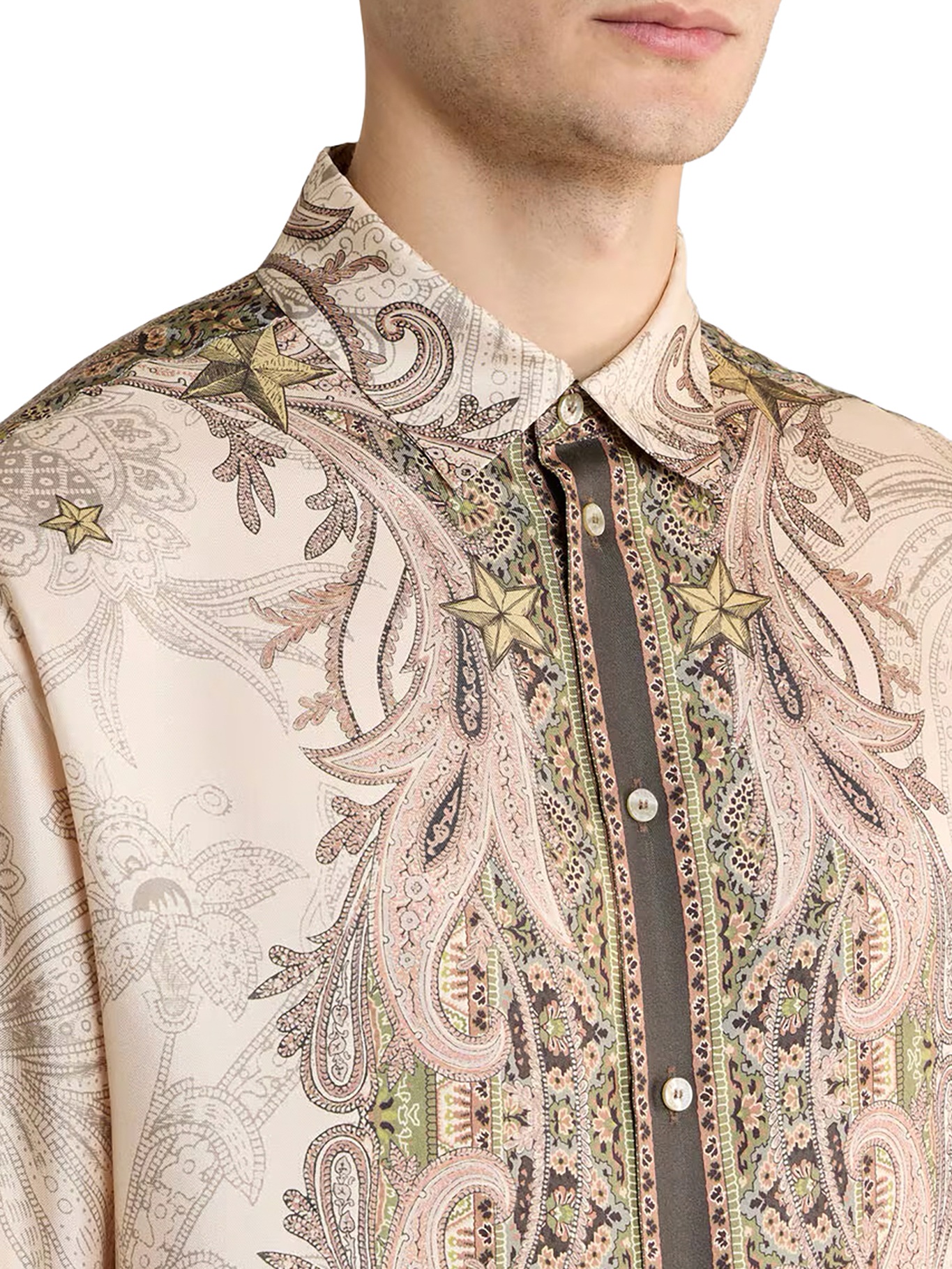 [Etro] Shirts Long Sleeve FW26 MRIC007199SP114X0820 BEIGE