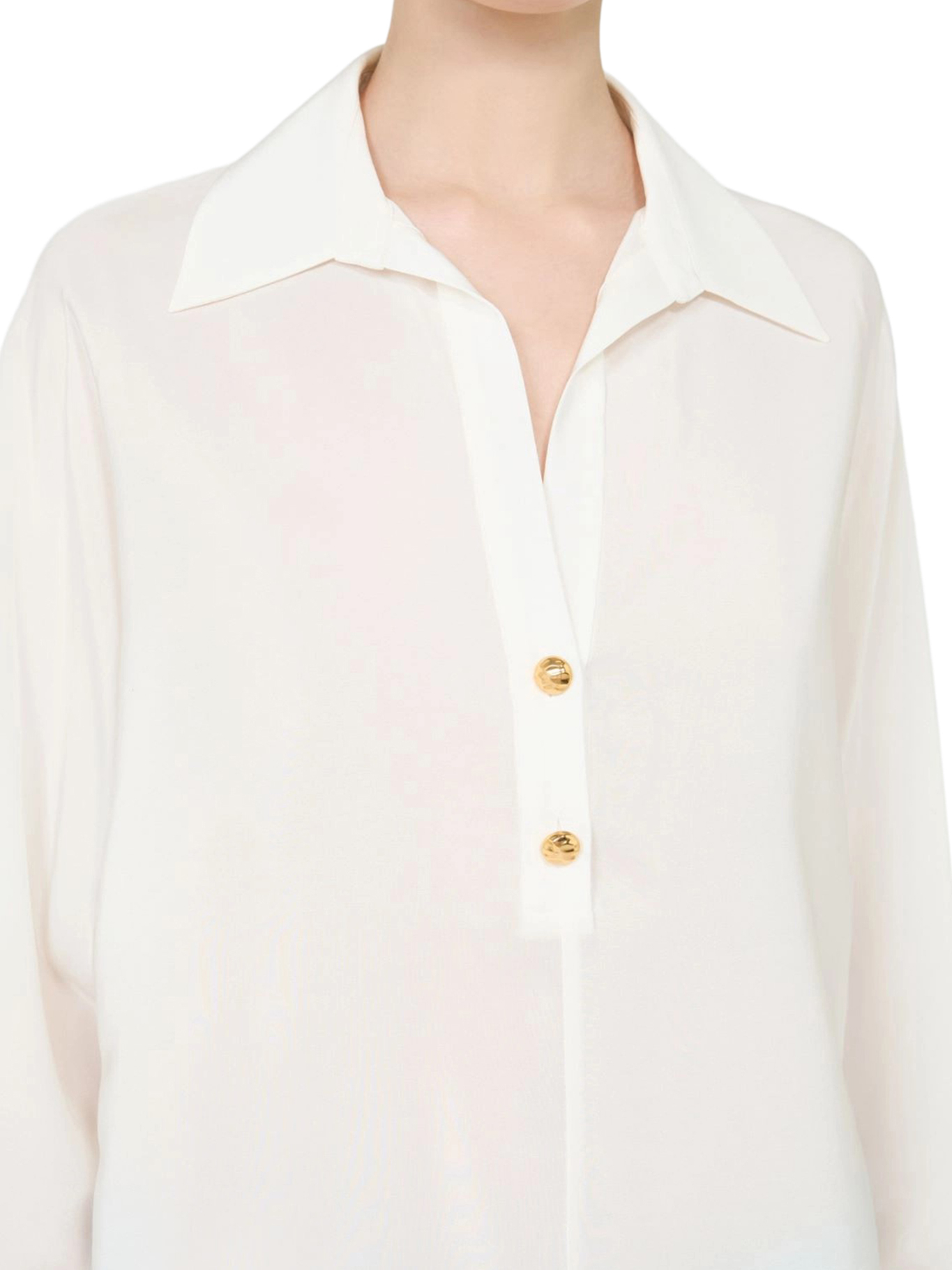 [MAX MARA STUDIO] Shirts Long Sleeve FW26 2626116061600008 WHITE SILK