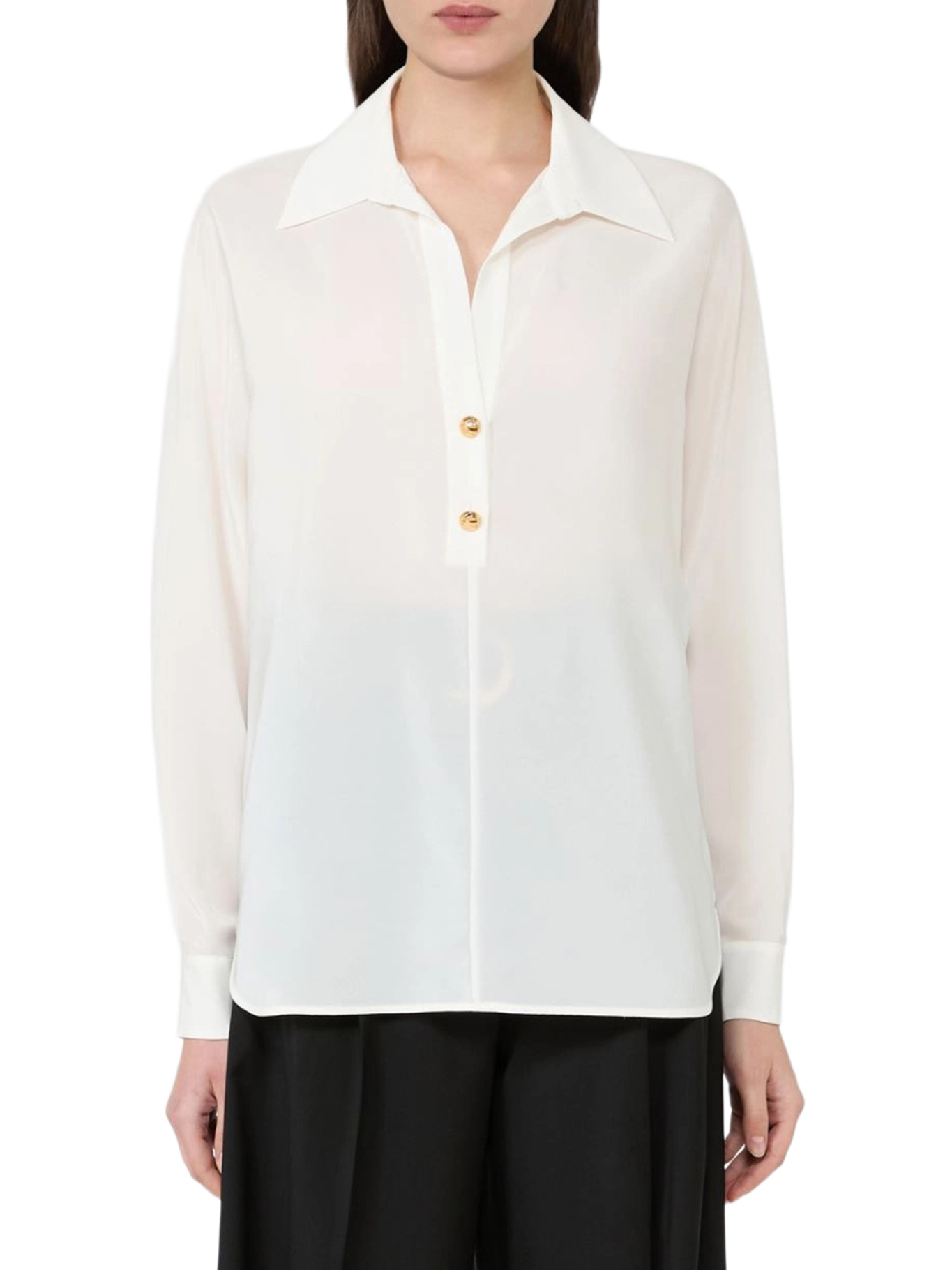 [MAX MARA STUDIO] Shirts Long Sleeve FW26 2626116061600008 WHITE SILK