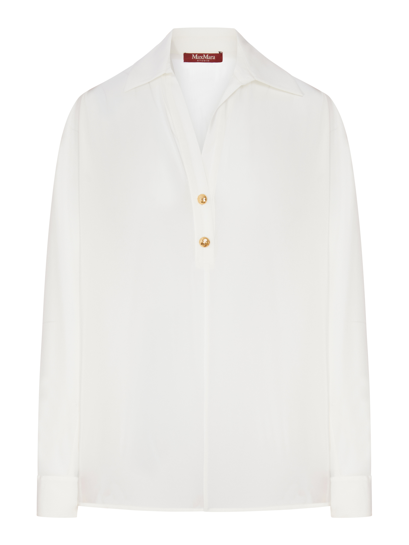[MAX MARA STUDIO] Shirts Long Sleeve FW26 2626116061600008 WHITE SILK