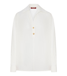 [MAX MARA STUDIO] Shirts Long Sleeve FW26 2626116061600008 WHITE SILK