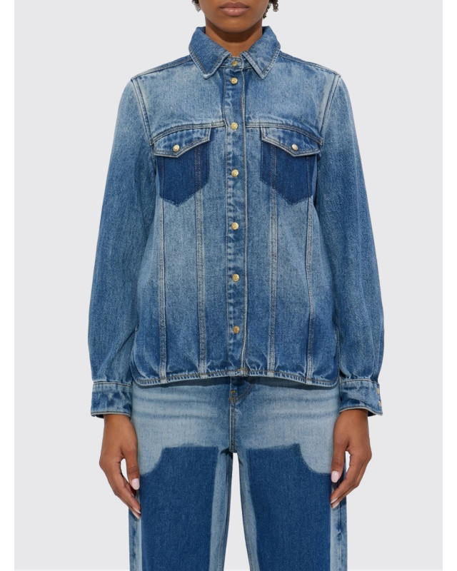 [GANNI] Shirts Long Sleeve SS26 A1030089 91