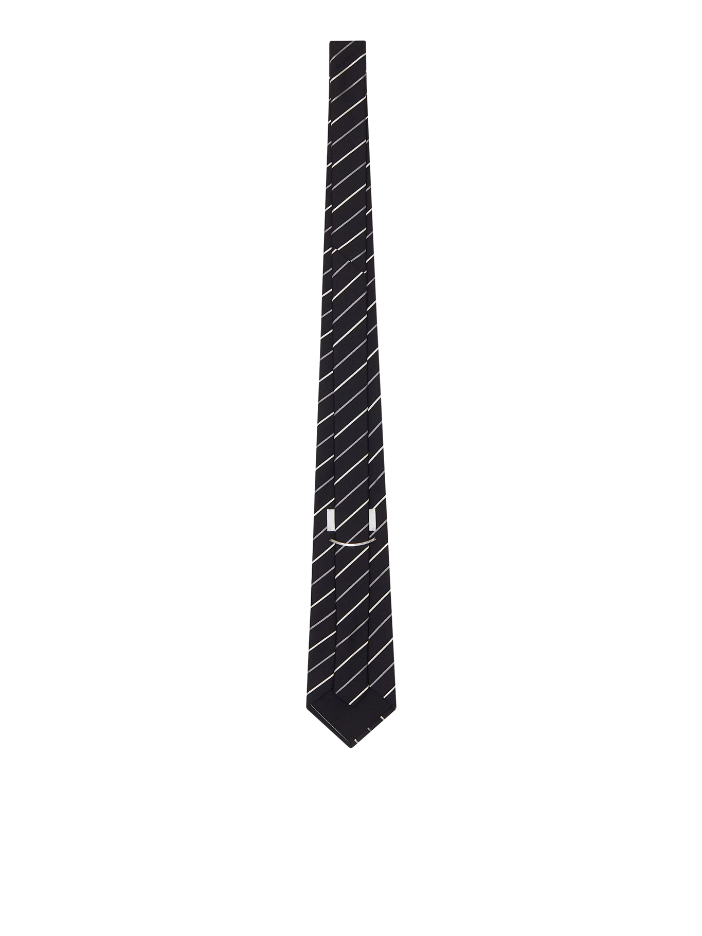 [Saint Laurent] Tie FW26 8250653Y0091088 BLACK MULTICOLOR