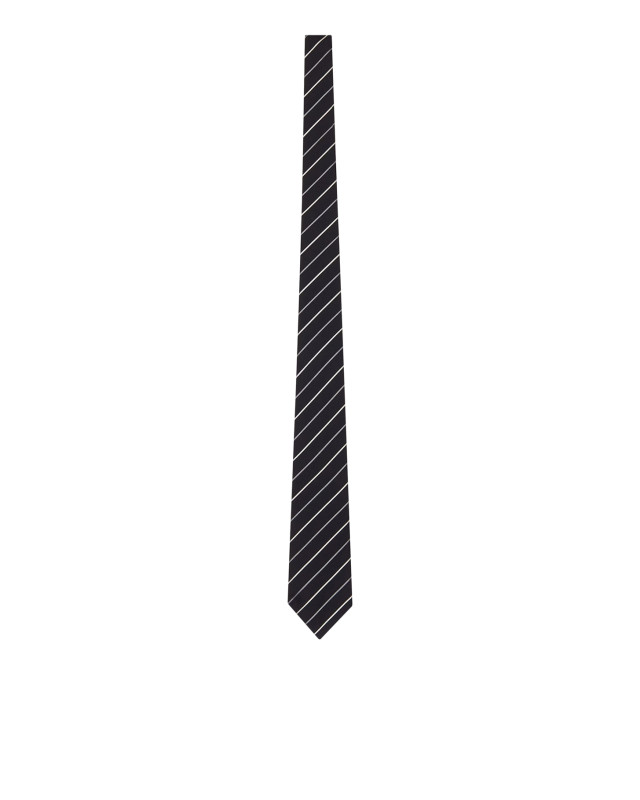 [Saint Laurent] Tie FW26 8250653Y0091088 BLACK MULTICOLOR
