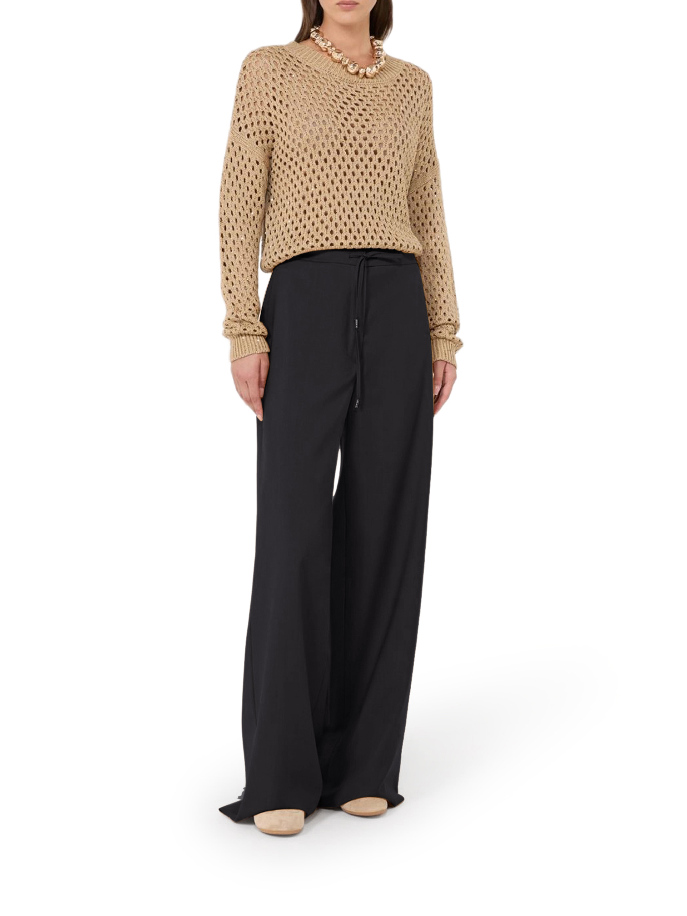 [MAX MARA STUDIO] Trousers FW26 2626136031600010 BLACK