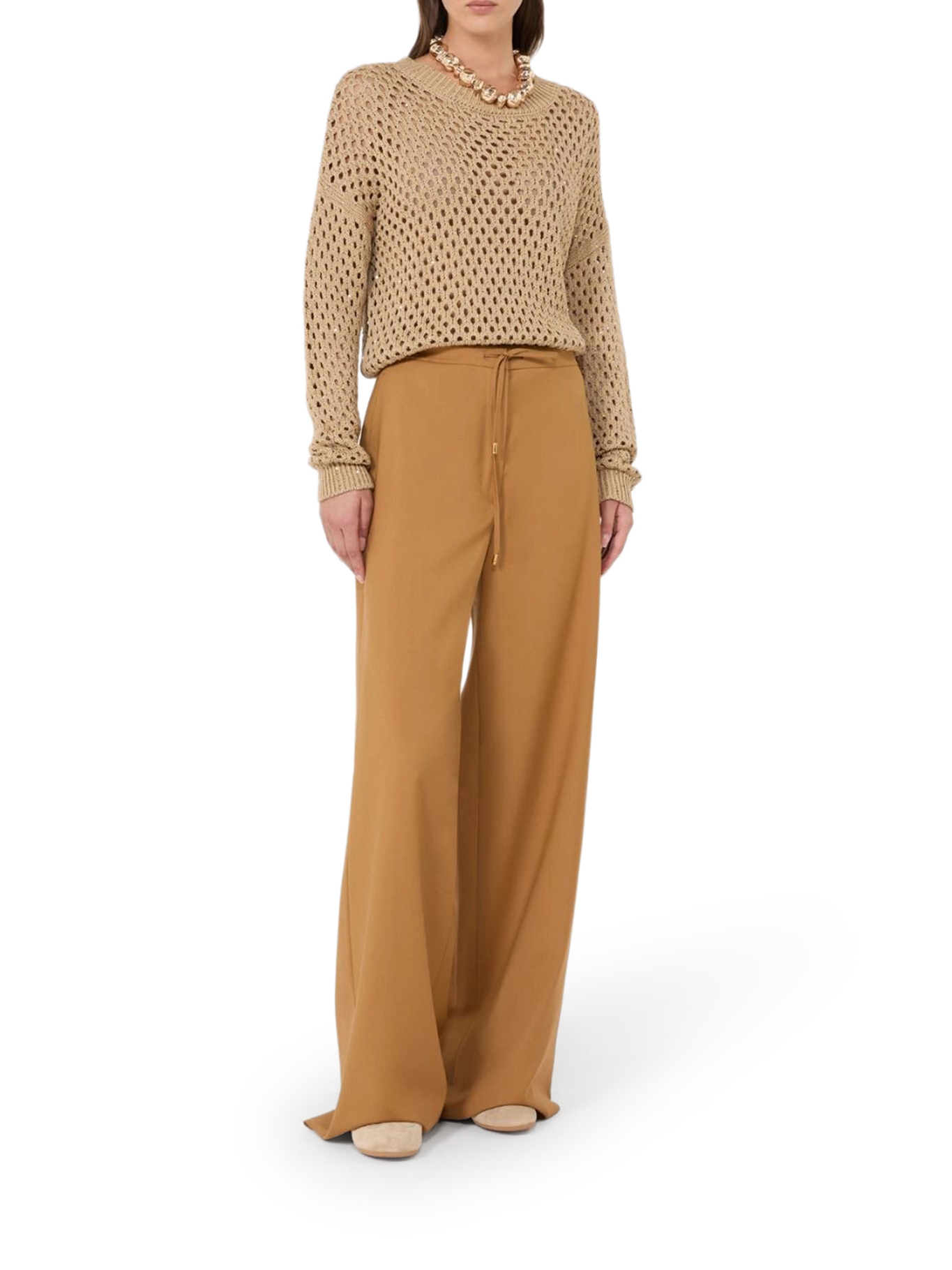 [MAX MARA STUDIO] Trousers FW26 2626136031600013 CARAMEL