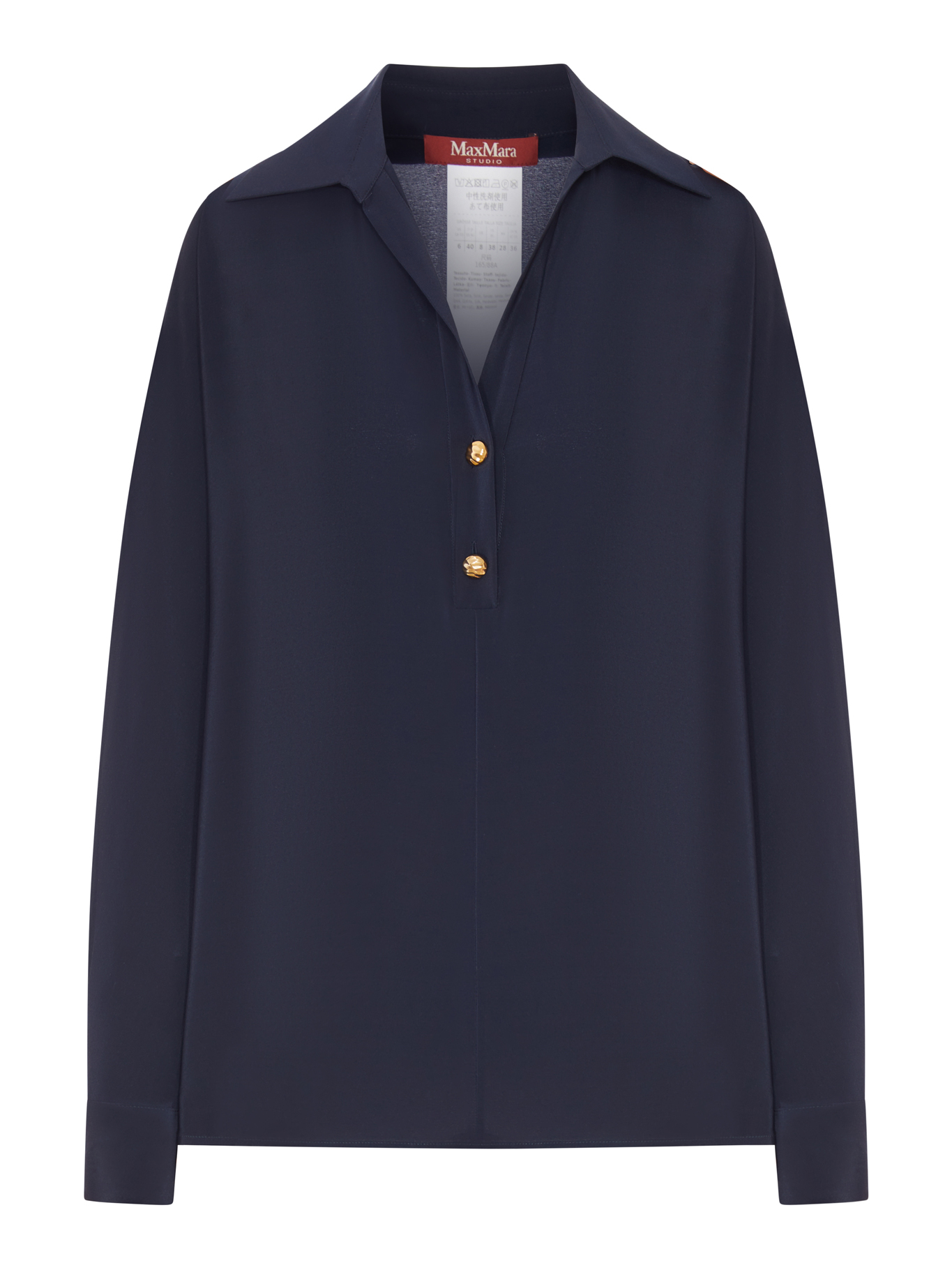 [MAX MARA STUDIO] Shirts Long Sleeve FW26 2626116061600045 BLUE