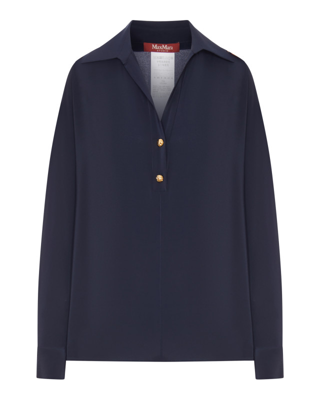 [MAX MARA STUDIO] Shirts Long Sleeve FW26 2626116061600045 BLUE