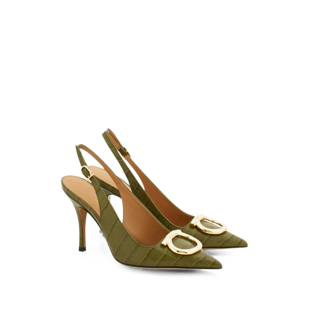 [Ferragamo] Slingback FW26 01L945 0794993 1C NEOLI
