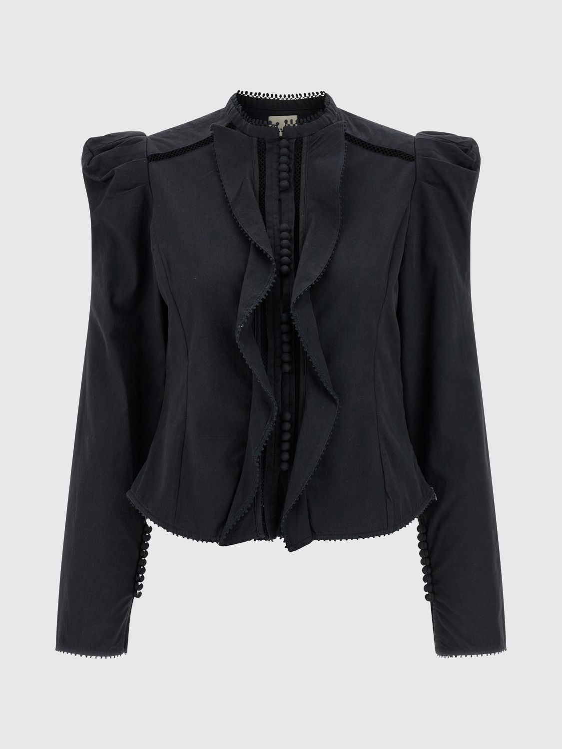 [Isabel Marant] Blouse SS26 CH0285FAD1I02I 01BK