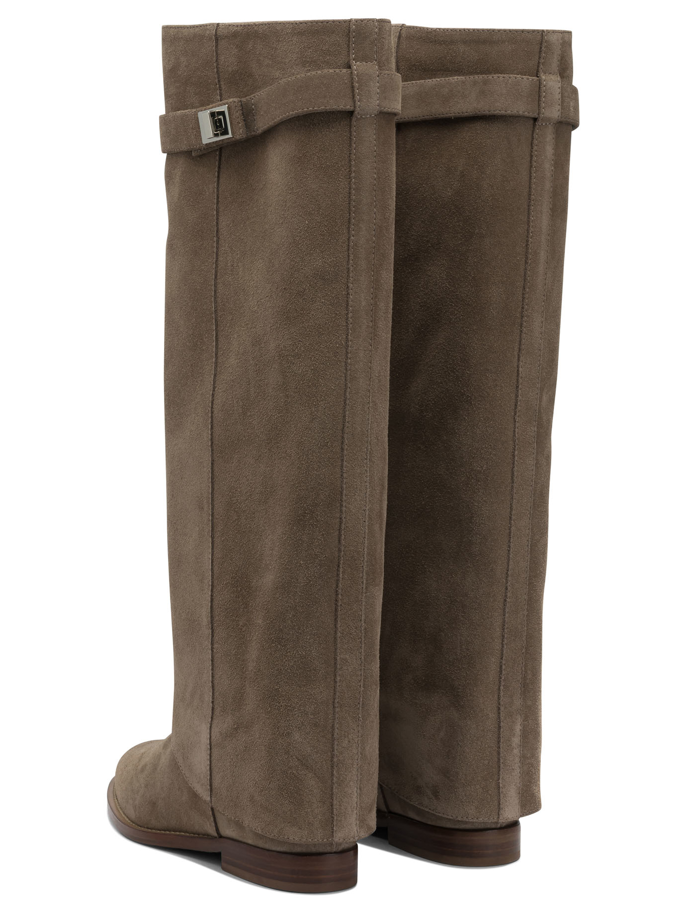 [VIA ROMA 15] Long Boots FW26 4668VELOURCHAMPAGNE