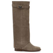 [VIA ROMA 15] Long Boots FW26 4668VELOURCHAMPAGNE