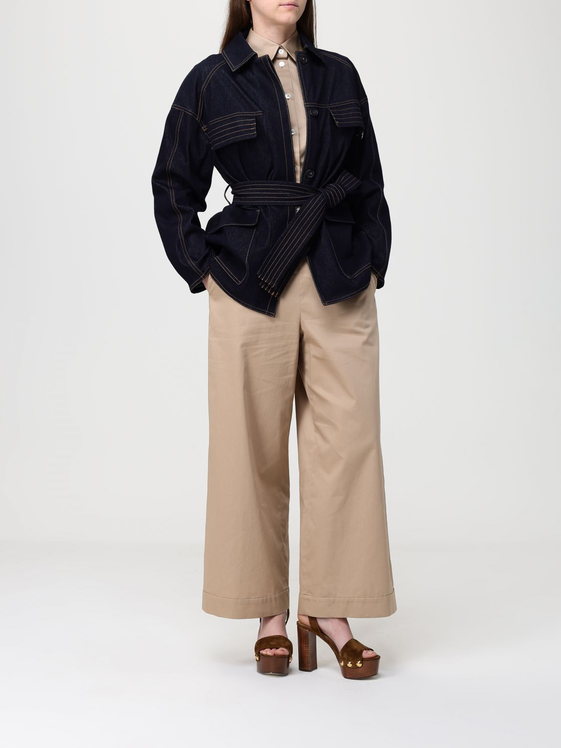 [MM Max Mara] Shirts Long Sleeve SS26 2616111017600 012